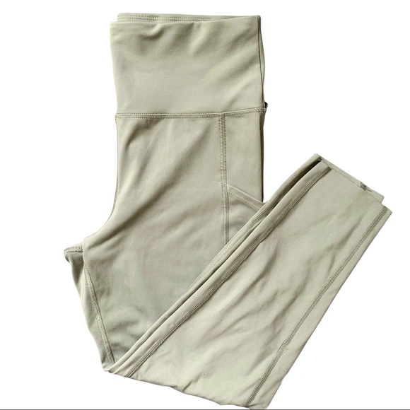 AE NWOT Olive High Waisted Pocket Leggings - Picture 1 of 5
